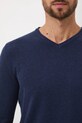 Medicine sweter bawełniany RW24.SWM090 granatowy