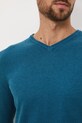 Medicine sweter bawełniany RW24.SWM090 turkusowy