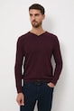 Medicine pulover de bumbac burgundia RW24.SWM090