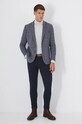Medicine sweter bawełniany RW24.SWM091 szary RW24