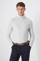 Medicine sweter bawełniany szary RW24.SWM091