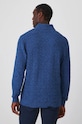 Oblečenie Bavlnený sveter pánsky s textúrou RW24.SWM903 modrá
