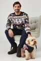 Sweter męski świąteczny wzorzysty kolor multicolor RW24.SWMA51