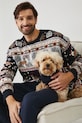 Sweter męski świąteczny wzorzysty kolor multicolor RW24.SWMA51