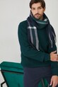 Sweter męski z wiskozą z fakturą kolor zielony zielony RW24.SWMB01