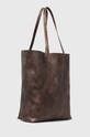 Kabelka dámska tote z ekologickej kože hnedá farba RW24.TOD104 hnedá RW24