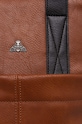 Akcesoria Plecak na laptopa damski ze skóry ekologicznej gładki kolor brązowy RW24.TOD308 brązowy
