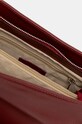 Kožená kabelka dámska bordová farba RW24.TOD704 burgundské