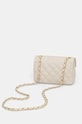 Doplnky Kožená kabelka dámska prešívaná béžová farba RW24.TOD726 béžová