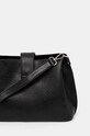 Akcesoria Torebka damska ze skóry ekologicznej z aplikacją kolor czarny RW24.TOD900 czarny