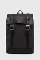 Batoh pánský jednobarevný černá barva syntetický černá RW24.TOM200