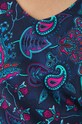 T-shirt bawełniany damski wzorzysty kolor granatowy RW24.TSD013 granatowy