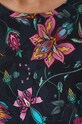 T-shirt bawełniany damski wzorzysty kolor czarny RW24.TSD032 czarny