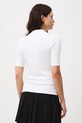 Odzież T-shirt damski prążkowany kolor beżowy RW24.TSD042 beżowy