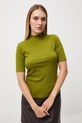 T-shirt damski prążkowany RW24.TSD042 zielony RW24