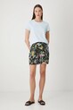 T-shirt bawełniany damski z domieszką elastanu gładki kolor niebieski RW24.TSD062 niebieski RW24
