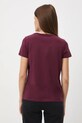 Odzież T-shirt bawełniany damski z elastanem gładki RW24.TSD062 fioletowy