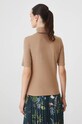 Odzież T-shirt damski z modalem kolor beżowy RW24.TSD070 beżowy