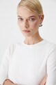 T-shirt damski z modalem kolor beżowy beżowy RW24.TSD073