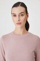 T-shirt damski z modalem kolor różowy różowy RW24.TSD073