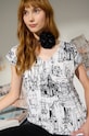 T-shirt bawełniany damski z kolekcji Magia Miejsc kolor biały RW24.TSD151 biały RW24