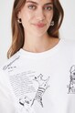 T-shirt bawełniany damski – Medicine z okazji roku Miłosza, kolor biały RW24.TSD654 biały