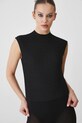 Body damskie z metaliczną nicią kolor czarny czarny RW24.TSDA03