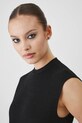 Body damskie z metaliczną nicią kolor czarny RW24.TSDA03 czarny
