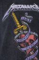 T-shirt bawełniany damski Metallica kolor szary RW24.TSDA75 szary