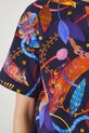T-shirt bawełniany damski z domieszką elastanu z kolekcji Karolina Matyjaszkowicz x Medicine kolor multicolor RW24.TSDB51