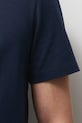 T-shirt bawełniany męski z domieszką elastanu gładki kolor granatowy RW24.TSM020 granatowy