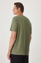 Odzież T-shirt bawełniany męski z domieszką elastanu wzorzysty kolor zielony RW24.TSM024 zielony