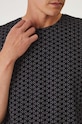T-shirt bawełniany męski kolor czarny RW24.TSM024 czarny