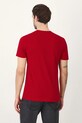 Odzież T-shirt bawełniany męski z domieszką elastanu gładki kolor czerwony RW24.TSM026 czerwony