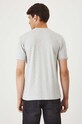 Odzież T-shirt bawełniany męski z domieszką elastanu z dzianiny strukturalnej kolor szary RW24.TSM033 szary