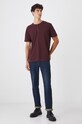 Medicine tricou RW24.TSM041 burgundia RW24