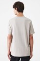 Odzież T-shirt bawełniany męski z domieszką wiskozy z fakturą kolor beżowy RW24.TSM054 beżowy