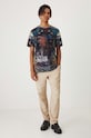 T-shirt bawełniany męski wzorzysty kolor multicolor RW24.TSM101 multicolor RW24