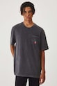 T-shirt bawełniany męski z nadrukiem kolor szary RW24.TSM106 szary RW24