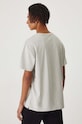 Oblečenie Bavlnené tričko pánske s potlačou šedá farba RW24.TSM109 sivá