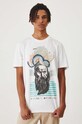 T-shirt bawełniany męski z domieszką elastanu z kolekcji Magia Miejsc kolor biały RW24.TSM151 biały RW24