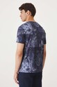 Oblečení Bavlněné tričko pánské se vzorem tmavomodrá barva RW24.TSM324 námořnická modř