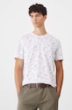 T-shirt bawełniany męski z kolekcji na Dzień Psa z domieszką elastanu wzorzysty kolor biały RW24.TSM430 biały RW24