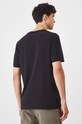 T-shirt bawełniany męski z domieszką elastanu z kolekcji Science kolor czarny czarny RW24.TSM461