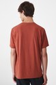 Odzież T-shirt bawełniany męski z nadrukiem kolor pomarańczowy RW24.TSM508 pomarańczowy