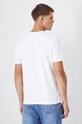 Odzież T-shirt bawełniany męski z domieszką elastanu z nadrukiem kolor biały RW24.TSM622 biały