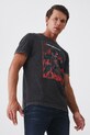 Medicine tricou din bumbac print negru RW24.TSM675