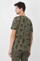 Bavlnené tričko pánske z kolekcie Together For Nature zelená farba zelená RW24.TSM703