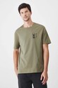 T-shirt bawełniany męski z kolekcji Together For Nature kolor zielony RW24.TSM708 zielony