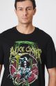 T-shirt bawełniany męski Alice Cooper kolor czarny czarny RW24.TSM874